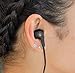 Sound Monkey Audio Premium Form-Fitting in-Ear Earbuds with Mic - Waterproof & No Tangle Flat Cable - Great for Working Out or as Gaming Earbuds with Mic - Perfect Stocking Stuffer