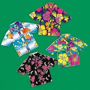 Tropical Shirt Notepads (1 dz)