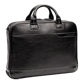 Johnston and Murphy Men's Dividends Collection Ultra Slimline Briefcase