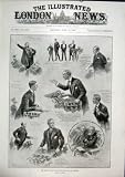 Debate Coal Tax House Commons London Old Print 1901 tax