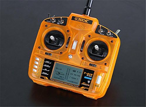 OrangeRx T-SIX 2.4GHz Digital Spread Modulation 2 Compatible 6CH Transmitter 3-Pos Switch DSSS-2 (MODE 2)