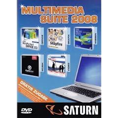 Multimedia Suite 2008 - OEM (Corel WordPerfect Office X3, Corel Snapfire, Der Brockhaus multimedial 2008, Tobit ClipInc., S.A.D. MyTube Recorder)