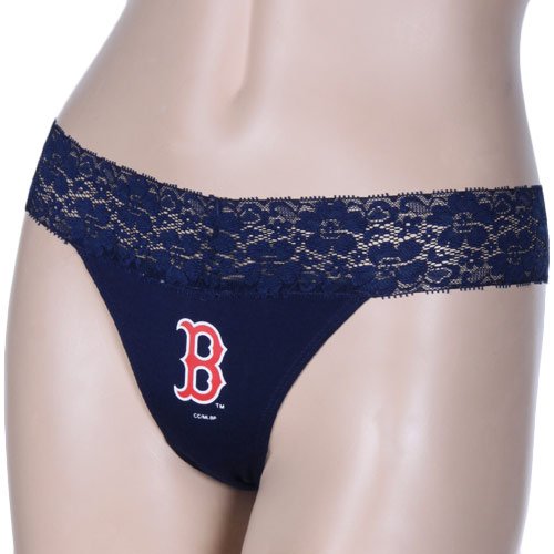 Boston Red Sox Women's Navy Super Soft Thong