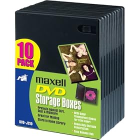 <b>Maxell 190801 - Dvdjc10 Dvd Storage Case - 10 Pk</b>