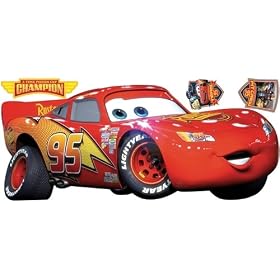 Fun House - 711610 - Ameublement et D�coration - Stickers G�ants Repositionnables - Disney Cars