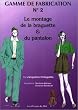 Le montage de la braguette et du pantalon : Gamme de fabrication n�2
