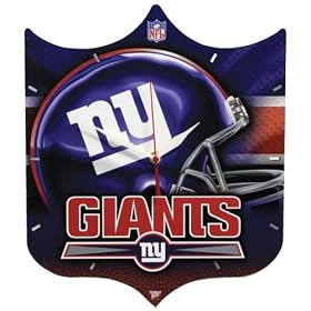 New York Giants - Helmet Plaque Clock NFL Pro Football