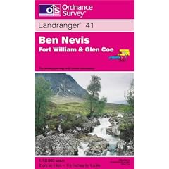 Ben Nevis, Fort William and Glen Coe (Landranger Maps)