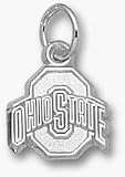 Ohio State Buckeyes Athletic O 3/8 Charm - Sterling Silver Jewelry