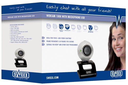 Childrens Toyshop  Computer : Sweex  Wc002 Webcam 100k With Microphone Usb