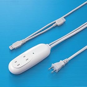 【クリックで詳細表示】SANWA SUPPLY TAP-RE7U USB連動タップ