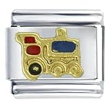 Train Italian Charms Bracelet Link