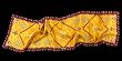Rectangular Scarf 55" X 15" Great Masters in Yellow