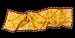 Rectangular Scarf 55" X 15" Great Masters in Yellow