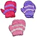 RSG Baby Mittens Soft Fuzzy & Warm (0-6 Months) 3-Pack
