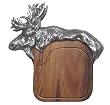 Wood Moose Cutting Board 21"L