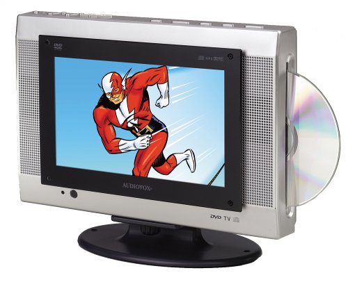 Audiovox FPE1078 7.8-Inch Flat Panel TV with Slot Load DVD Player. Audiovox FPE1078 7.8-Inch Flat Panel TV with Slot Load DVD Player.