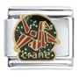 Paper Origami Crane Bith Date Italian Charm