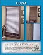 Achim Home Furnishings Luna 2-Inch Vinyl Blind, 35-Inch by 64-Inch, Woodtone