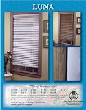 Achim Home Furnishings Luna 2-Inch Vinyl Blind, 29-Inch by 64-Inch, Woodtone