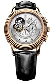 Zenith Chronomaster XXT Open Mens Black Strap Silver Dial 18K Rose Gold Automatic Chronograph Watch 18.1260.4021/02.C505