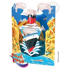 Santoro Graphics Swing Card / Greeting Card - Cruise Ship - SC72