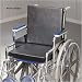 `Solid Back Insert Wheelchair 16 x 16 x 1-1/4 w/Straps SOLID SEAT BACK * 16 W x 16 D x 1 1/2 * C