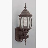 Designers Fountain 2400-BK Regalla Lantern Black 6-3/4 w x 19 h x 7 ext.