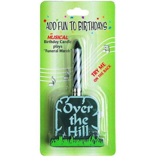 Over the Hill Musical Birthday Candle