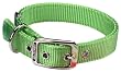 Hamilton Double Thick Nylon Deluxe Dog Collar, 1-Inch by 26-Inch, Lime Green