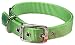 Hamilton Double Thick Nylon Deluxe Dog Collar, 1-Inch by 26-Inch, Lime Green