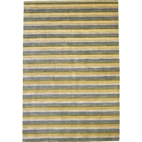 6'8 x 9'9 Beige Hand Tufted Wool Gabbeh Rug