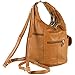 Leather and Non-Leather Trim Shoulder Bag