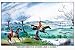 Art Poster, His Reverence Swims Like a Cork - 27.5 x 18.75