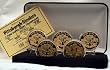Pittsburgh Steelers 24KT Gold Super Bowl 5 Coin Set
