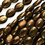 Czech Glass Flat Smooth Oval 8mm X 6mm 