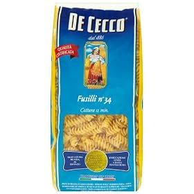 De Cecco Fusilli 500 g (Pack of 5)