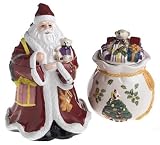 Spode Christmas Tree Canisters, Set of 2