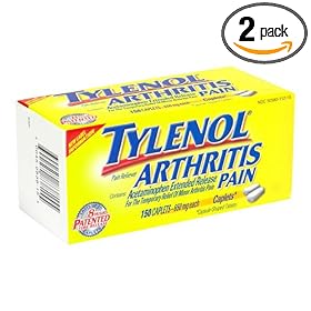 Tylenol Pain Reliever, Arthritis, Extended Release Caplets, 650 mg, 150-Count Bottles... by