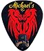 Guitar Hanger with Dragons Pick Shape Personalized 13x11 Guitar Hanger with Dragons Pick Shape Personalized 13x11