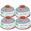 Gasone Premium Butane-propane Mix Fuel (Mix Fuel 4 Oz.) - 4 Pcs