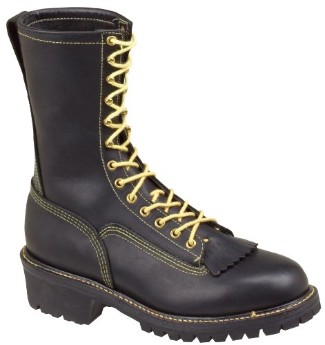 Thorogood 834-6371 Men's Hellfire 10-inch Wildland Fire Boot with Removable Kiltie Black 10 W US