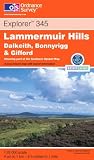Lammermuir Hills: Dalkeith, Bonnyrig and Gifford (Explorer)