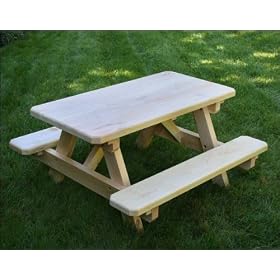 Select Pine Kid's Heavy Duty Picnic Table by The Cedar Store