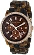 Michael Kors #MK5366 Women's Glitz Bezel Tortoise Shell Chronograph Watch