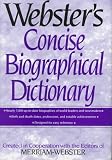 Webster's Concise Biographical Dictionary