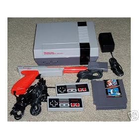 Nintendo NES System - Video Game Console Bundle (Includes 2 Controllers Zapper Super Mario... by Nintendo