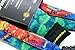 Croakies Printed Cotton Suiter Colorful Tie Dye Eyeglass and Sunglass Retainer / Strap, Groovy Cool (2 Pack)