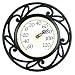 Chaney Instrument 12-Inch Wrought Iron Thermometer