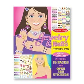 Jewelry &amp; Nails Sticker Pad: Toys &amp; Games